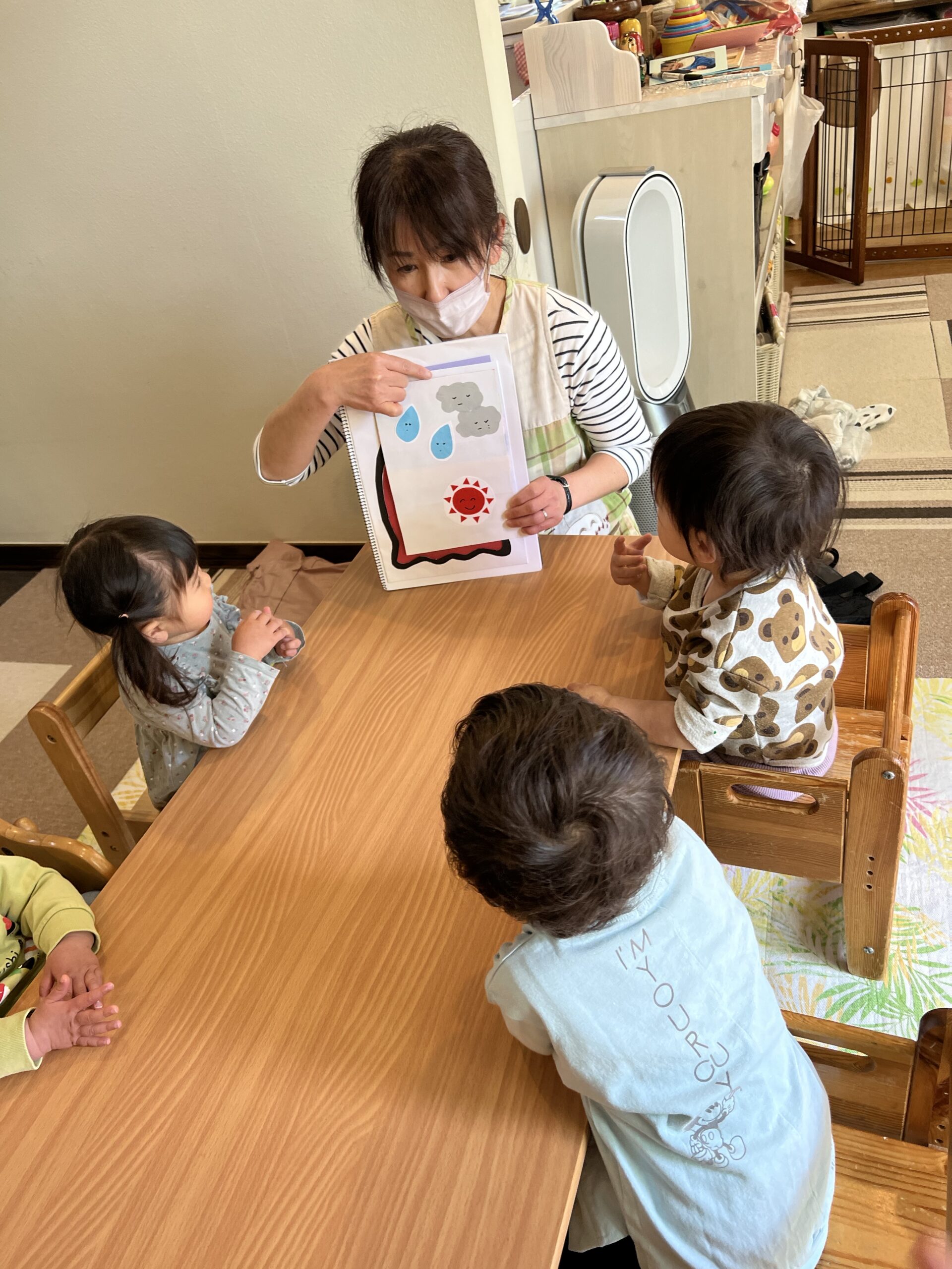 オーダーメイド 左右 壁面 ラミネート加工 保育園 幼稚園 英会話 